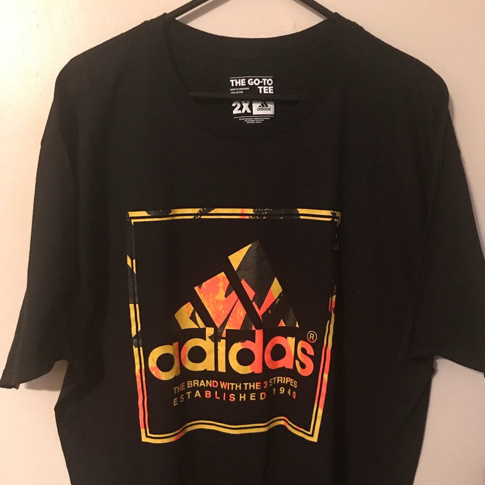 Adidas Black Men’s Tee Size 2x